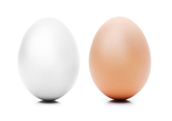 Weisses und Braunes Ei