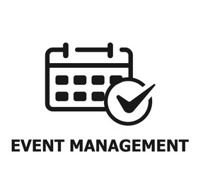 Calendr icon tick mark, event management or schedule icon