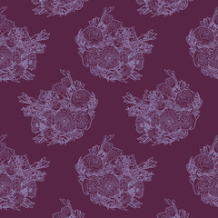 Fototapeta premium Background with flowers