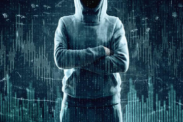 Hacking and forex concept