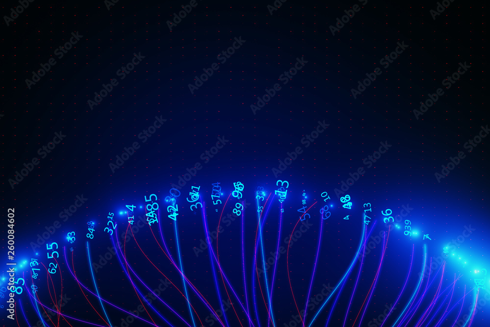 Aufkleber technology and data concept
