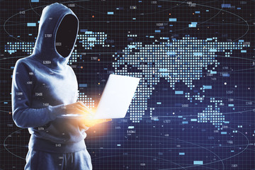 Global trade and theft concept