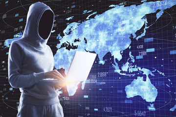 Global trade and information concept