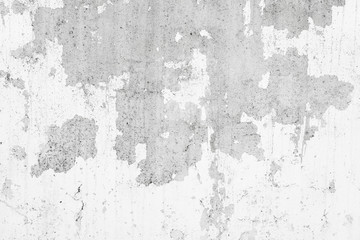 Wall fragment with scratches and cracks. Old concrete wall texture grunge background. Vintage or grungy white background of natural cement or stone old texture as a retro pattern wall.
