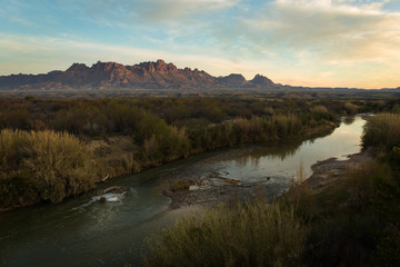 Obraz premium Rio Grande in Big Bend 