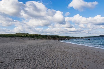 Panorama of Rena di Matteu Beach