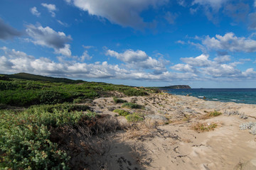 Panorama of Rena di Matteu Beach