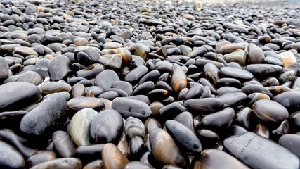 Unusual beautiful nature landscape of rock near the sea at Ko Hin Ngam island is a famous tourist...
