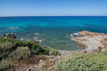 Panorama of Rena di Matteu Beach