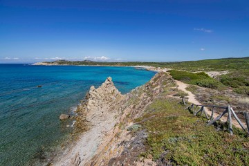 Panorama of the Rena Majore Beach