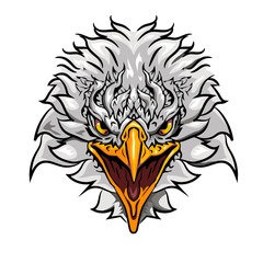 eagle face vector