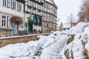 Fototapeta premium Welterbestadt Quedlinburg Impressionen aus der Altstadt