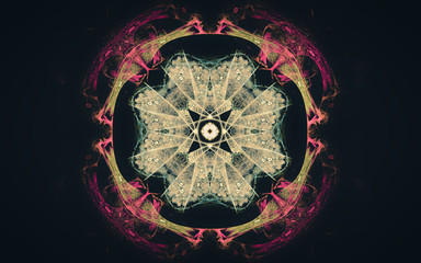 digital generated image in the form of abstract geometric shapes of various shades and colors for use in web design and computer graphics