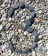 art from sea stones