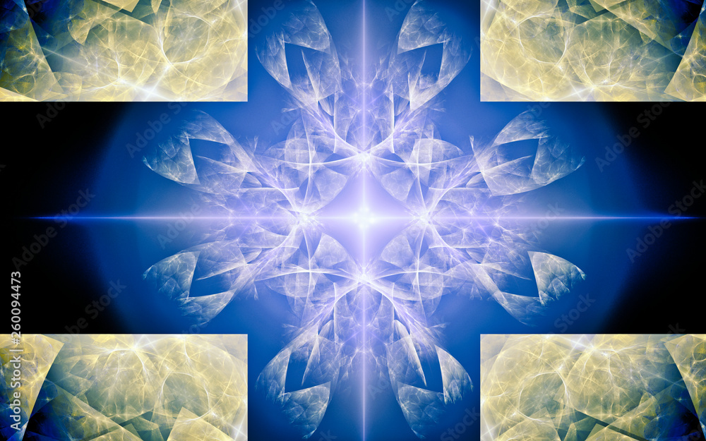 Fototapete digital generated image in the form of abstract geometric shapes of various shades and colors for use in web design and computer graphics