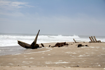 Old Wreck at the beach