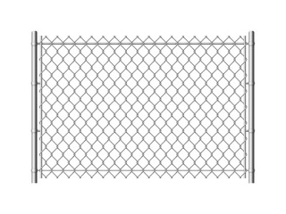 Realistic chain link seamless pattern, chain-link fencing texture