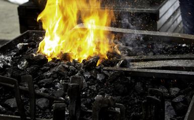Fire in the forge