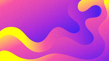 Liquid color abstract background design. Fluid vector gradient design for banner