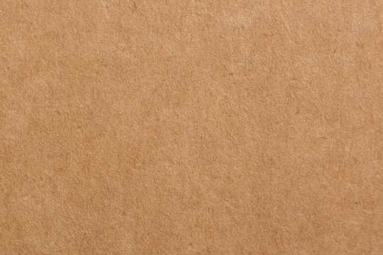 Close-up of brown kraft paper texture background Stock Photo
