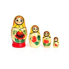 Traditional Russian wooden toy 