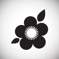 Chinese new year related icon on background for graphic and web design. Simple vector sign. Internet concept symbol for website button or mobile app.