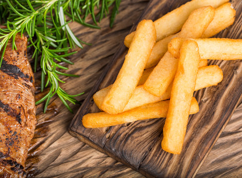 Tasty Fried Yuca - Manihot Esculenta