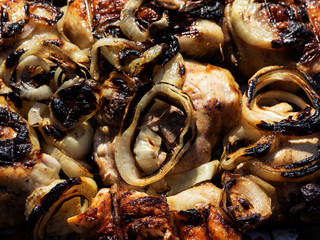 Grilled chicken thigh
