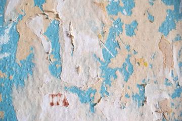 peeled wall
