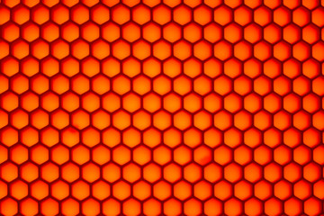 Honeycomb surface abstract texture, macro shot