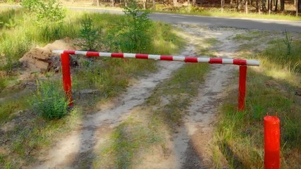 Exiting a Trailhead onto a Paved Road in Russian Wilderness Area