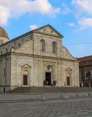 Fototapeta na wymiar Cathedral of Saint John the Baptist, Torino Italy. Shoot in July 2017