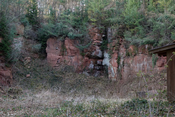 Alter Steinbruch bei Olfen, Odenwald
