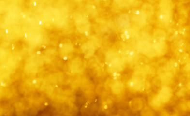 abstract yellow blurred bokeh