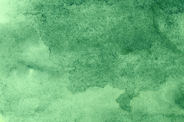 Abstract green watercolor background texture