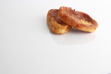 The torrijas are a typical Spanish dessert that is eaten for Easter, are made with milk and bread