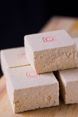 chinese style green bean cake