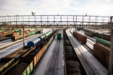Fototapeta premium Freight trains