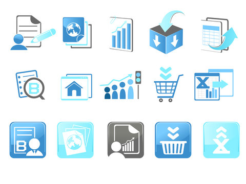 Business Technology Internet Website Icons