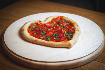 Еда / пицца / сердце