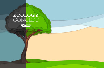 Green and black tree on meadow