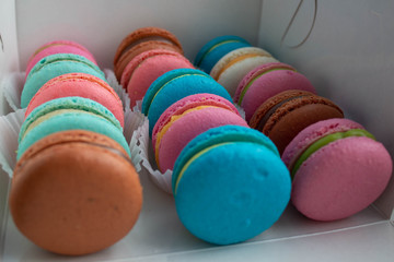 macarons in box