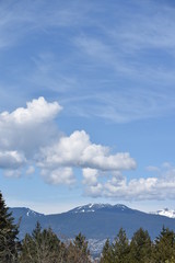 blue sky and clouds