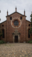 old church in milan