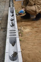 Housing construction / Concrete block work