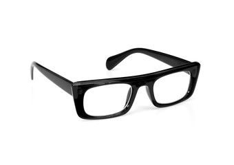 Glasses isolated on white background for applying on a portrait