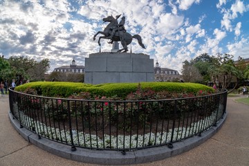 Andrew Jackson at Jackson Square in New Orleans, LA