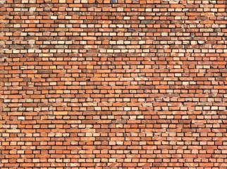 vintage red brick wall