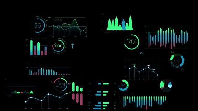 Charts and diagrams on the alpha channel
