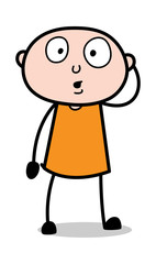 Guilty - Cartoon thief criminal Guy Vector Illustration